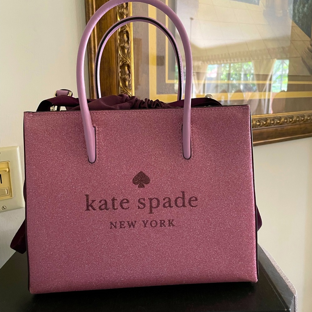 Brand new kate spade glitter bag